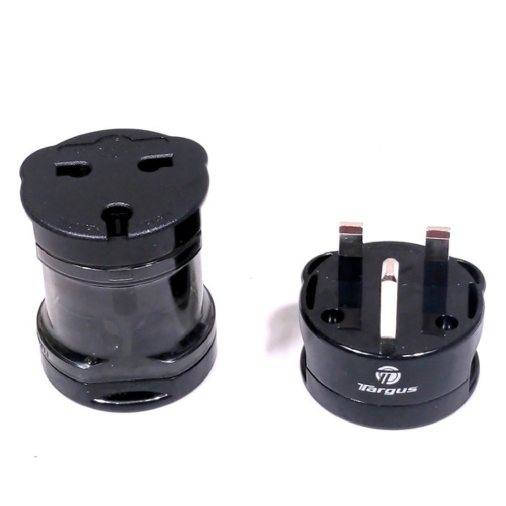 Targus World Power Travel Adapter APK01 Universal 100-250V 2.5A Black Compact